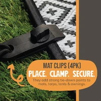 Tarp & Matting Clips - 4 PK