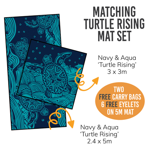 Turtle Rising Mat Set image