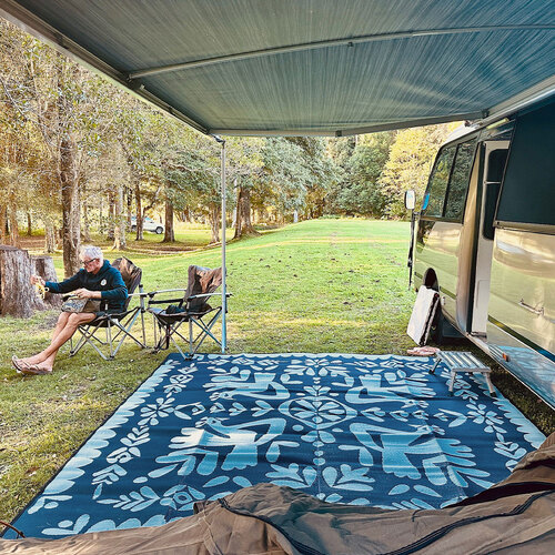 PEACOCK PROMENADE Mat 3x3m image
