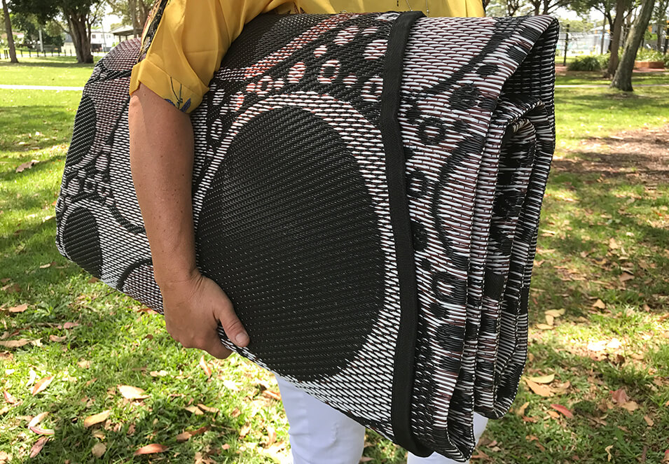 Step by Step Photographic Tutorial: How to fold a ROUND / CIRCULAR mat 